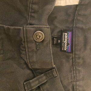 Patagonia grey above knee shorts 35